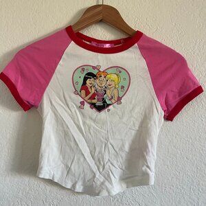 Riverdale Archie, Betty and Veronica Dolls Kill Crop Top